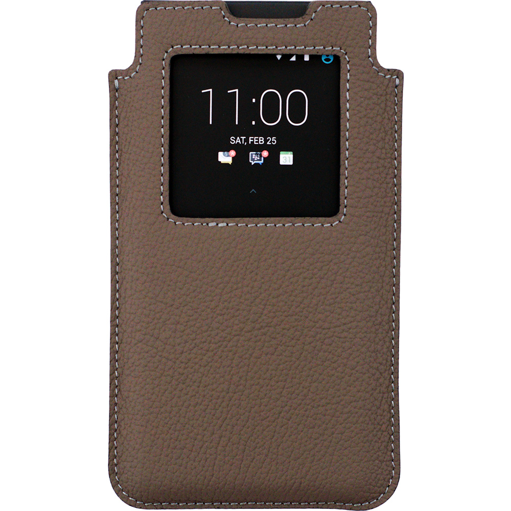 BlackBerry KEYone Leather Smart Case бежевый-матовый